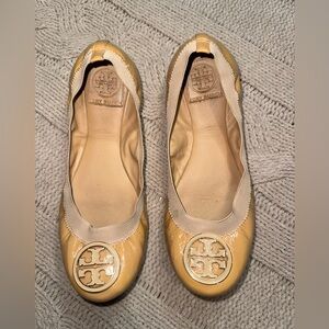 Tory Burch Women's Mustard Yellow Flats